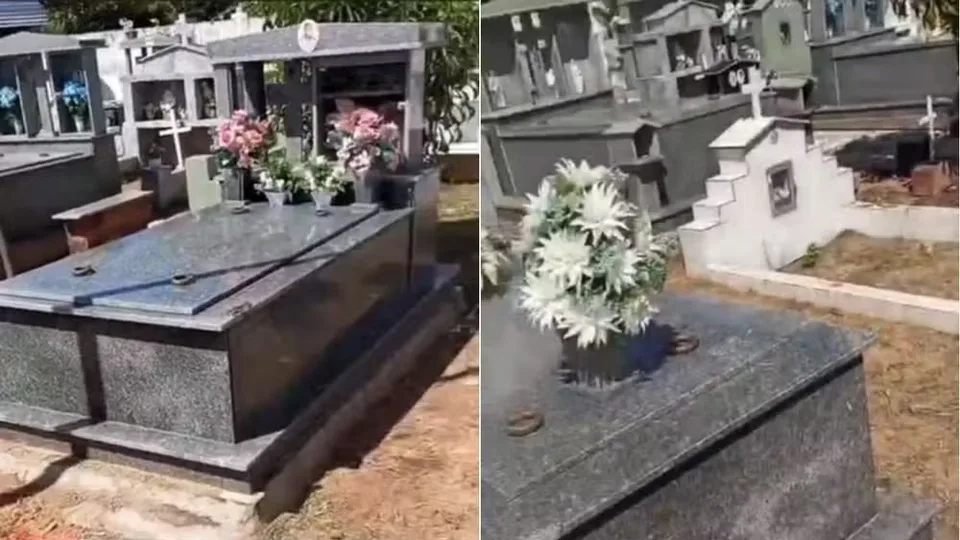 Pelo menos 21 crucifixos de bronze são furtados de jazigos em cemitério no RN