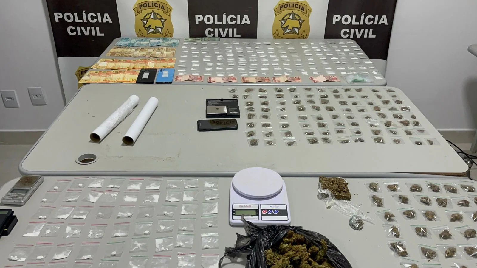 Polícia Civil deflagra operação “Censo Seguro” e prende em flagrante dois suspeitos por tráfico de drogas em Parnamirim