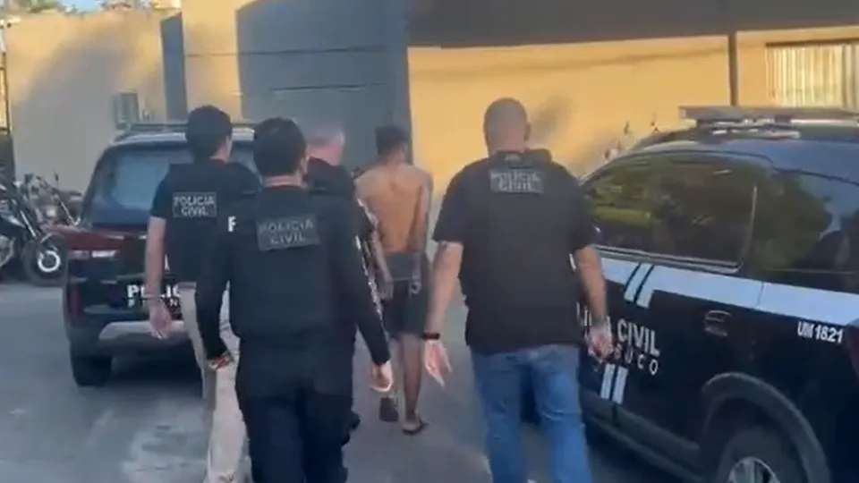 Suspeito foi preso em Camaragibe 